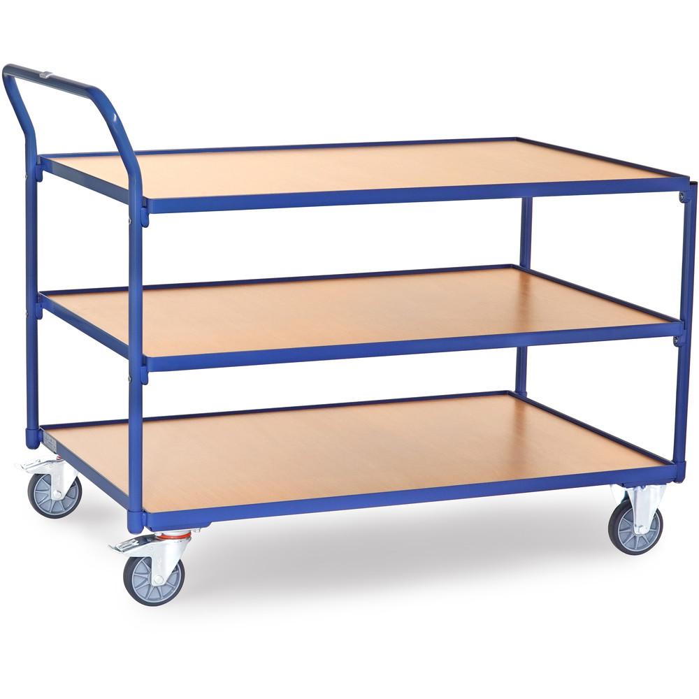 Fetra Tischwagen 2756 mit 3 Etagen 1200x800mm 300kg Tragkraft