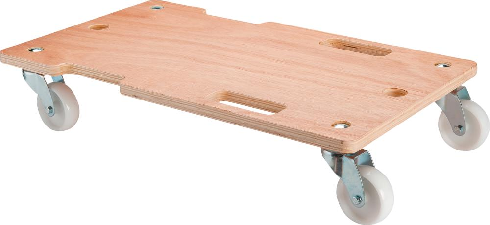 BS-R Möbelroller / Allzweckroller 350x600x140mm Tragk 150kg Poly-Rad Ø75 Griffm.