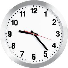 BÜRK MOBATIME Quarz-Wanduhr D300 klass.Ziffernblatt we, Zahlen Mobatime