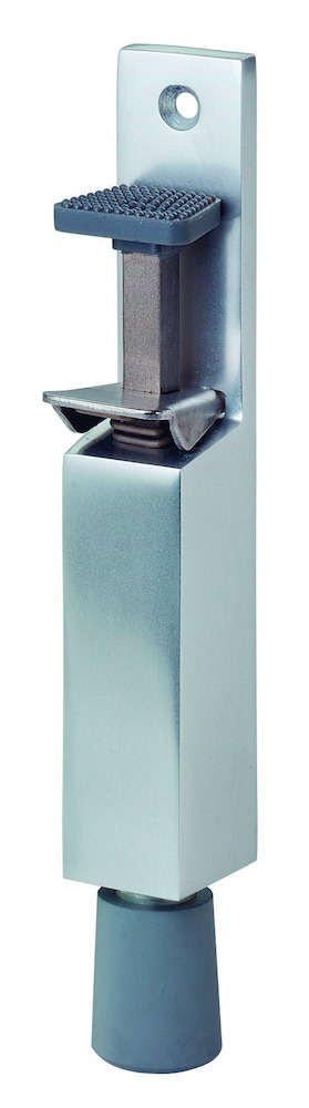 Produktbild KWS Türfeststeller 1082,Hub 50mm, silberfarben, einbrennlack.