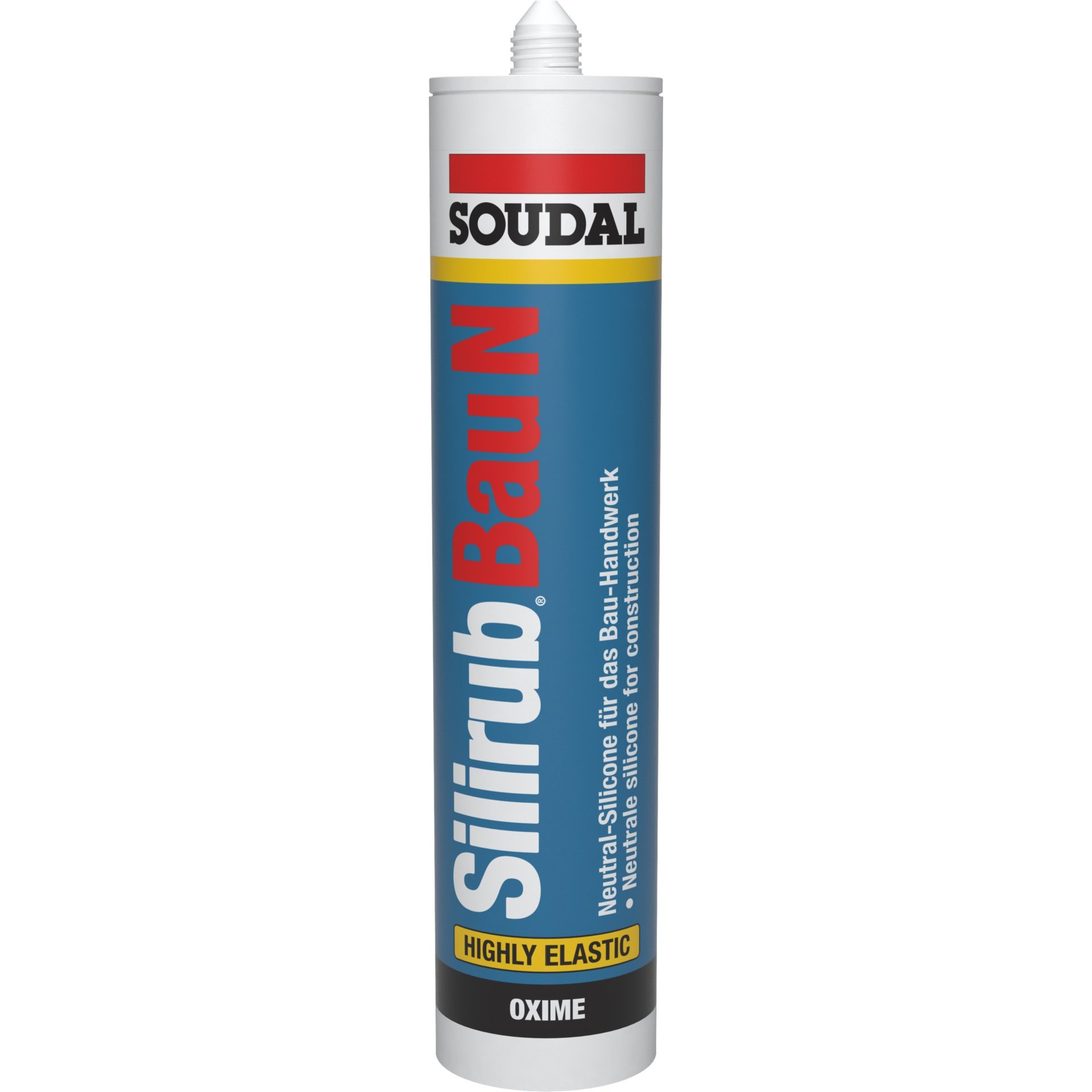 Soudal Silirub Bau N 300 ml Transparent