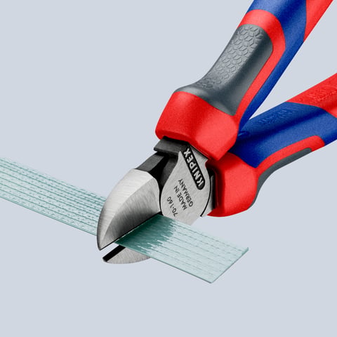 Knipex Seitenschneider 70 02 160 160mm Präzisionsschneiden Comfort-Griffe Vanadin-Elektrostahl