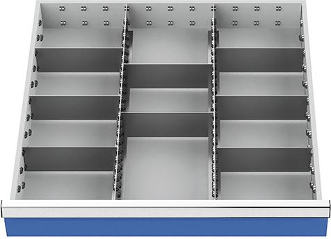 Bedrunka + Hirth Schlitz-Trennwände FH100 B705 x T737