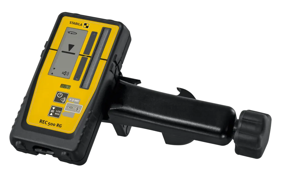 STABILA Empfänger REC 500 RG, Receiver für Rotations- und Linienlaser, für rote und grüne Laserstrahlen