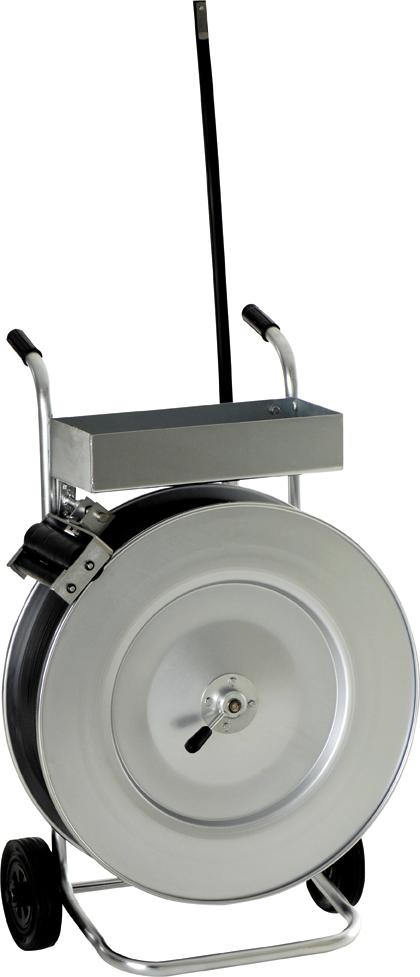 Abrollwagen für Umreifungsband