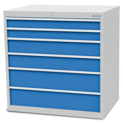 b+h Bedrunka+Hirth Schubladenschrank T736 1005x736x1019 mm 6 Schubladen Stahlblech