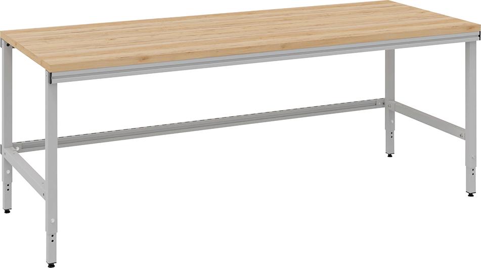 OTTO KIND Grundtisch Multi4easy B2030xT800xH720-1020 mm Tischplatte Multiplex manuell verstellbar