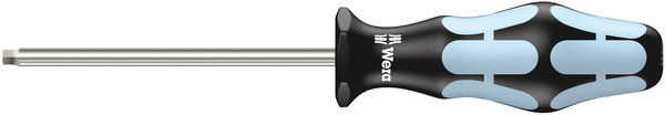 3368 Screwdriver for square socket screws, stainless, # 1 x 80 mm, Gerät, Schraubenzieher, Werkzeug, Fön, Elektrisches Gerät