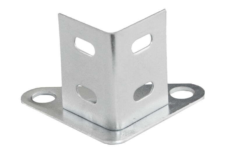 Schulte Lagertechnik Einfach-Stahlfuß für Winkelprofil 35x35 und 40x40 mm verzinkt