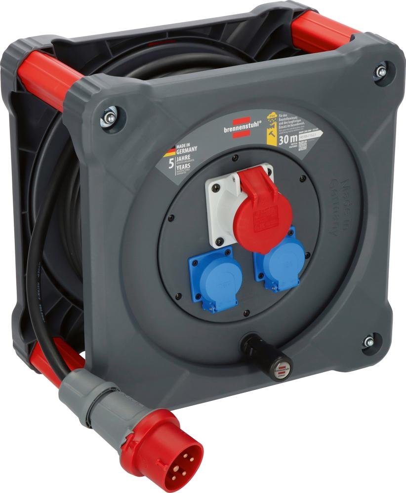 Brennenstuhl Professional CEE-Kabeltrommel KD 3200 C1 IP44 30m H07RN-F 5G2,5