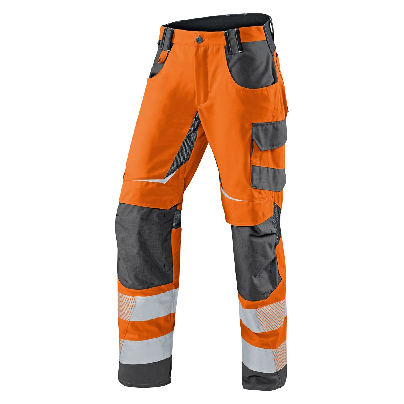 KÜBLER REFLECTIQ Sommerhose PSA 2 warnorange/anthrazit  2407 8343-3797-25