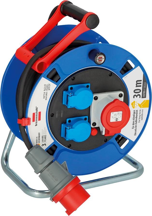 Brennenstuhl Garant CEE 1 IP44 Kabeltrommel 30m H07RN-F 5G1,5