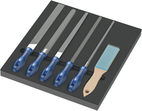 9783 Foam insert PFERD file set 1, 6 pieces