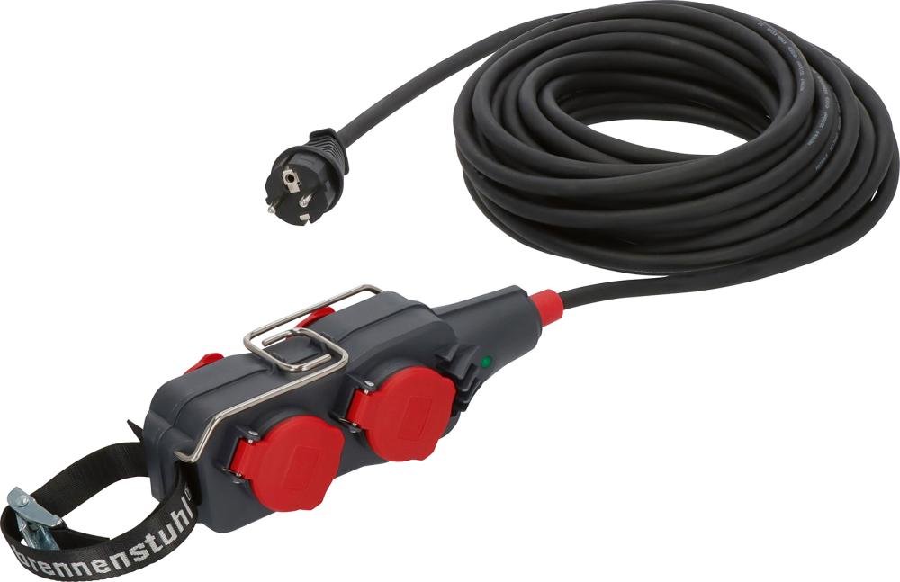 Brennenstuhl Professional Powerblock PB 1100 IP54 4-fach 15m H07RN-F 3G1,5 schwarz