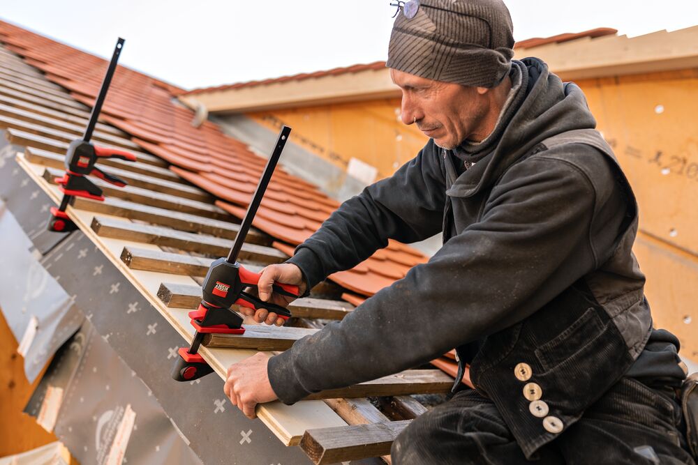 Bessey Einhandzwinge EZ360M-15 mit drehbarem Griff 150mm Spannweite 60mm Ausladung 750N