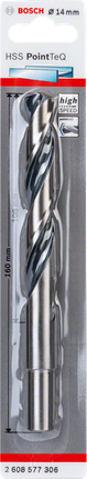 Bosch HSS Twist Drill Bit PointTeQ 14.0mm reduced shank.