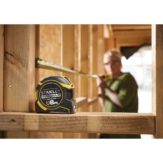 Stanley FatMax PRO Bandmaß mit Autolock, 8m, 32mm