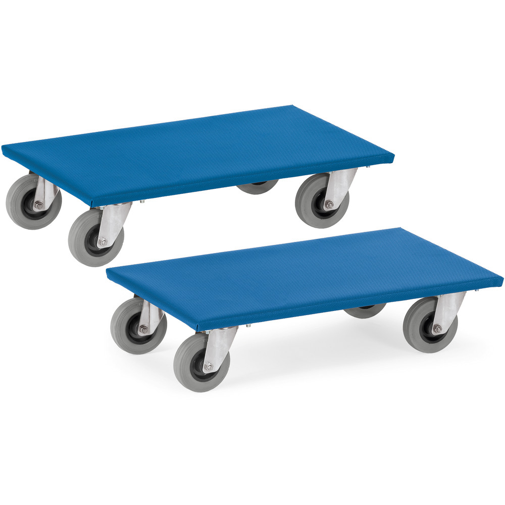 Fetra Möbelroller 2351 Tragkraft 250 kg Ladefläche 600x300mm Vollgummi