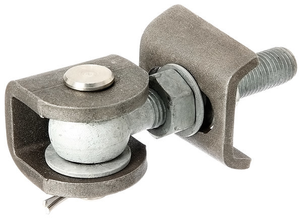 Torband verstellbar feuerverzinkt, Stift Ø 36 mm, M24x150mm