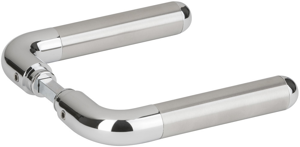 HERMAT Drückerpaar CLUB 1110, 8mm,glanzchrom/edelstahl matt