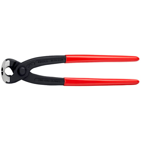 Knipex Ohrklemmenzange 10 99 I220 220 mm schwarz atramentiert mit Kunststoff überzogen