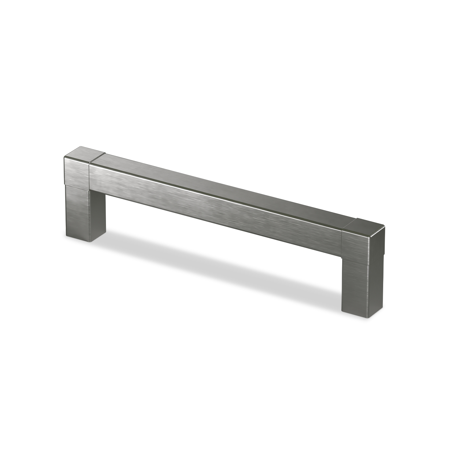HETTICH Griff Cadro, Bohrabstand 128 mm, L 140.5 mm, B 12.5 mm, H 35 mm, Edelstahl Optik gebürstet