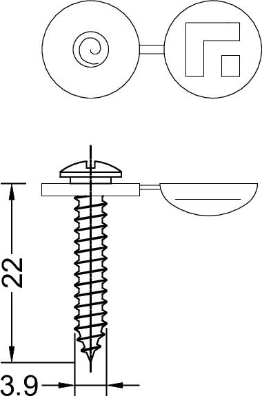 Artikelhauptbild Fensterbankschrauben