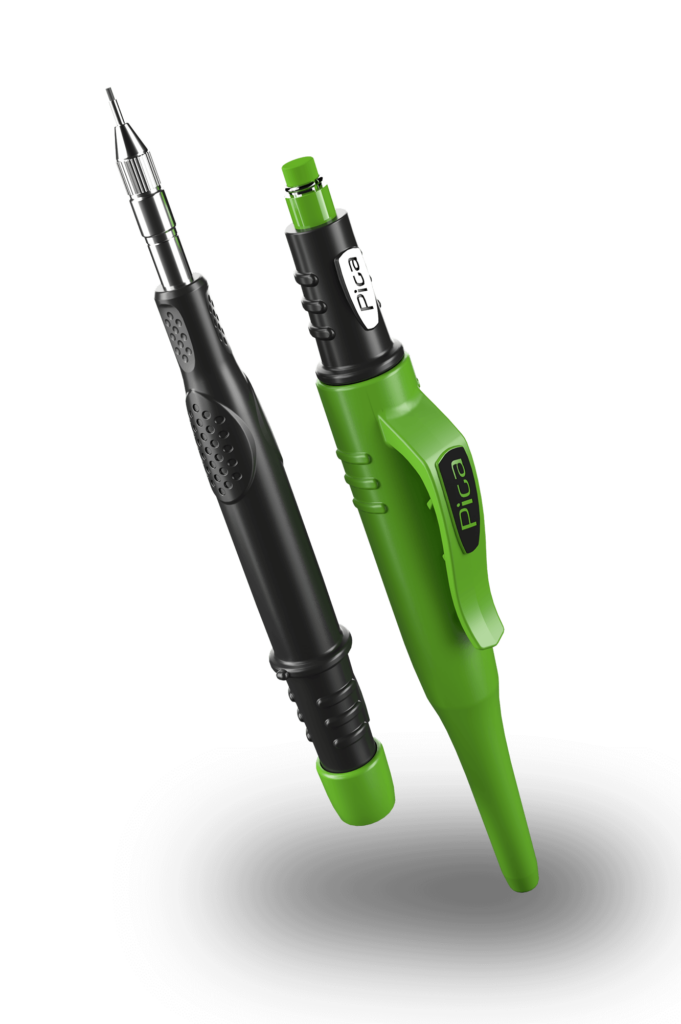 Pica Fine Dry Longlife Automatic Pencil 0.9 Druckbleistift 7070 mit 0.9mm Mine und Radierer