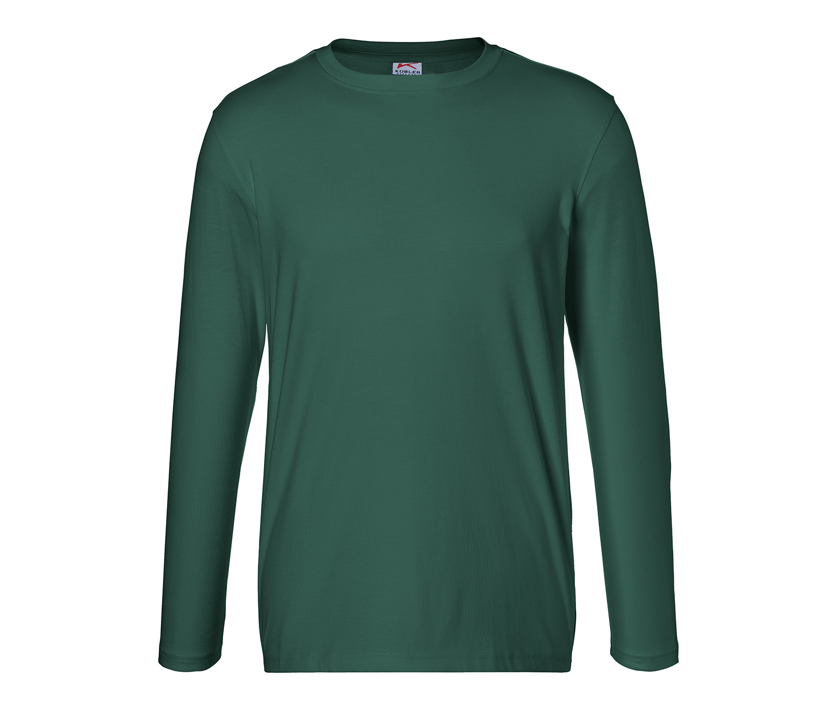 KÜBLER SHIRTS Longsleeve moosgrün  5025 6240-65-XL