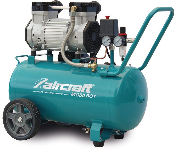 Stürmer Aircraft Kolbenkompressor MOBILBOY SILENCE 401/50 OF E ölfrei 400 l/min 10 bar 2,2 kW 50l