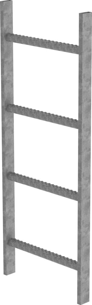 MUNK Schachtleiter, Stahl, feuerverzinkt, Außenbreite 440 mm, lichte Weite 400 mm