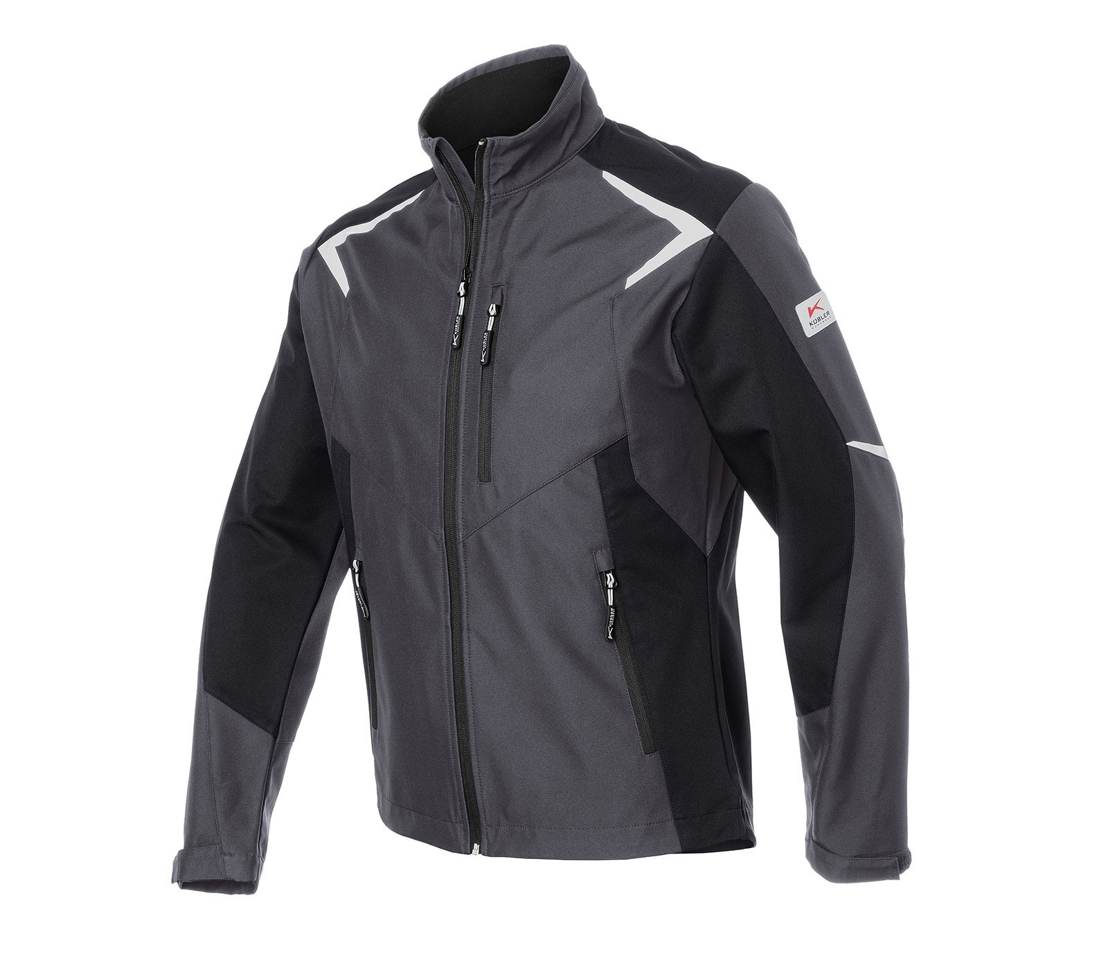KÜBLER BODYFORCE Softshell Jacke anthrazit/schwarz  1425 5375-9799-XXL