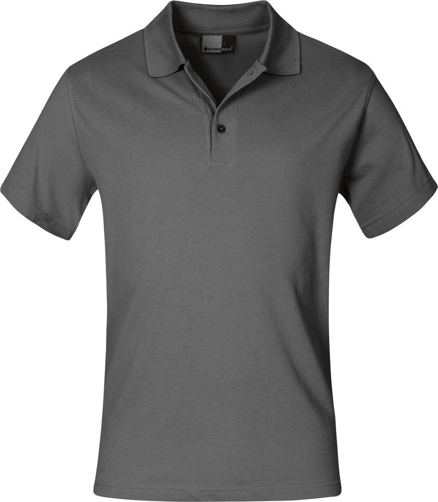 Promodoro Poloshirt, Gr. XL, steel grey