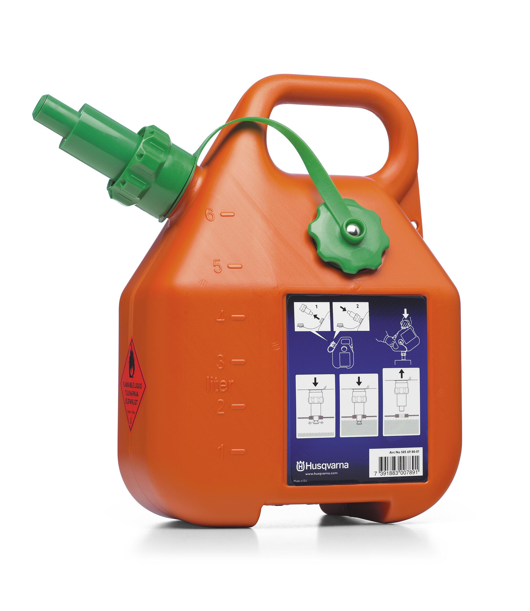 Husqvarna Benzinkanister 6 Liter (orange)
