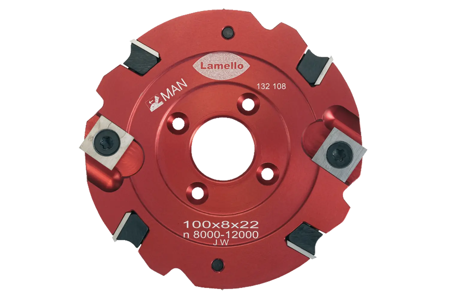 Lamello Nutfräser HW 100x8x22mm Z4+V4 für Clamex S-18