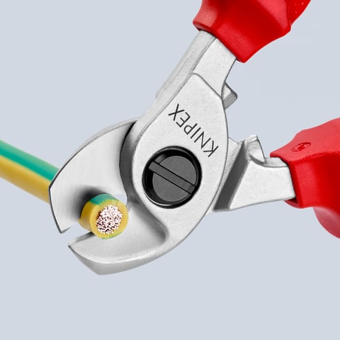 Knipex Kabelschere 95 26 165 VDE-geprüft isoliert 165mm 50mm² Ø 15mm