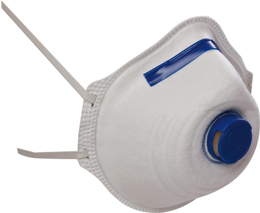 Ekastu Safety Atemschutzmaske Mandil, SB-2F,FFP2/V(Pck.2 Stk.)