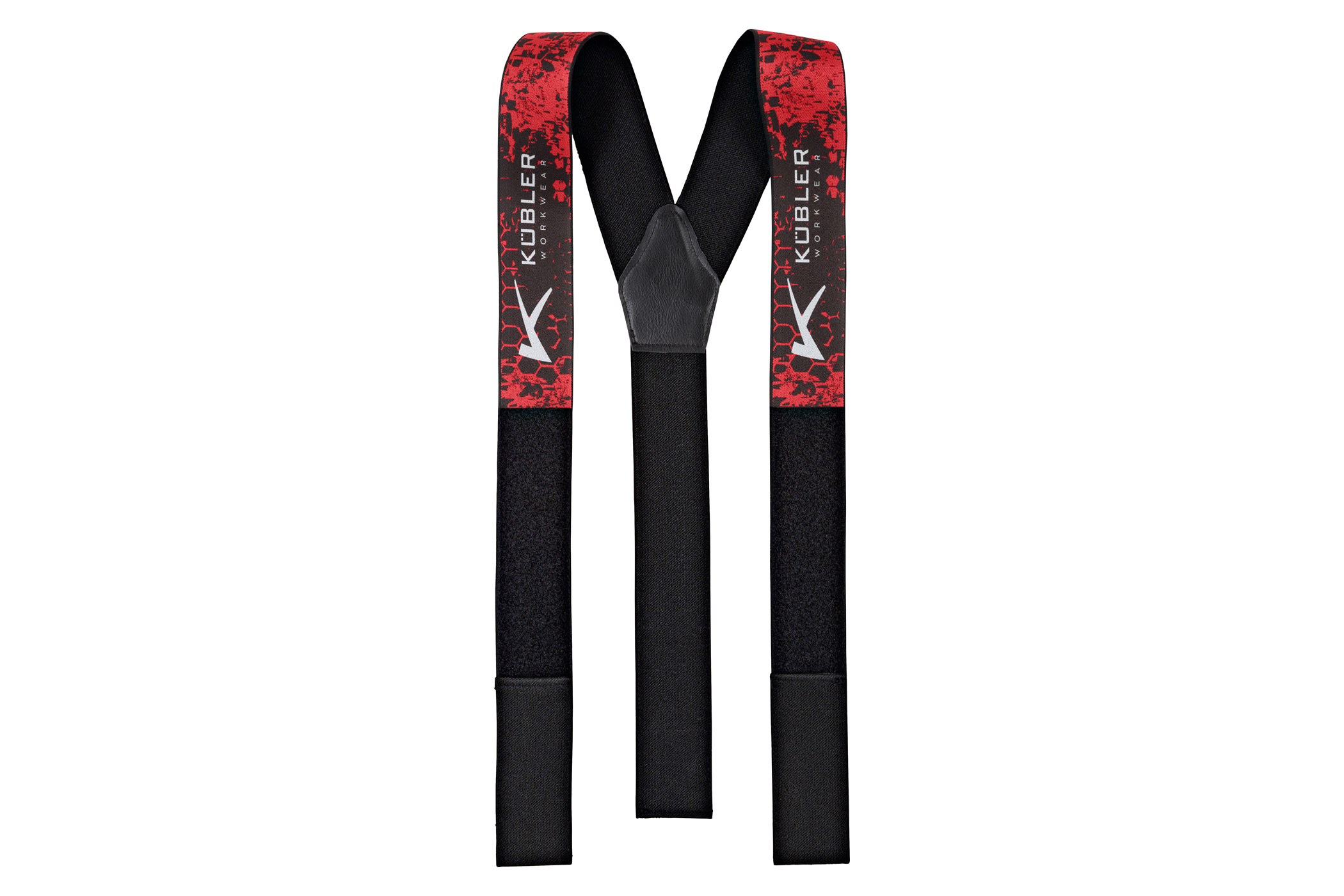Kübler Forest Hosenträger Rot/Schwarz