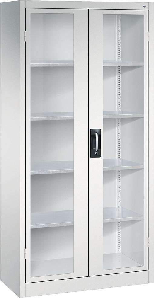 CP Schwerlastschrank, mit Flügeltüren, RAL 7035/7035