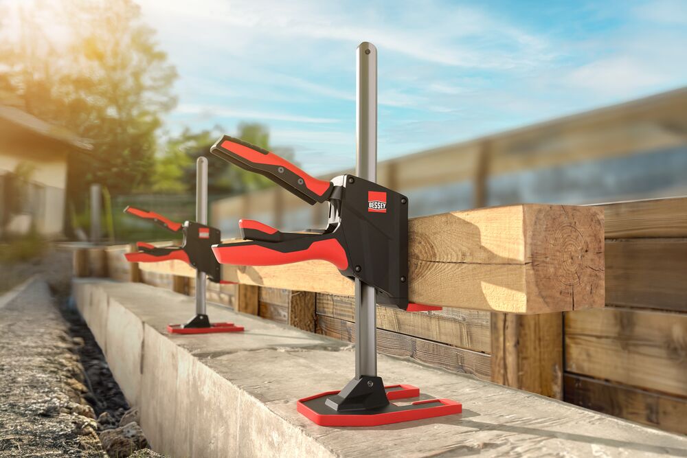 Bessey Einhand-Montagewerkzeug BEYCEPS BEY23 180kg Hubkraft 5-230mm Heben/Spreizen 170-390mm Spannen
