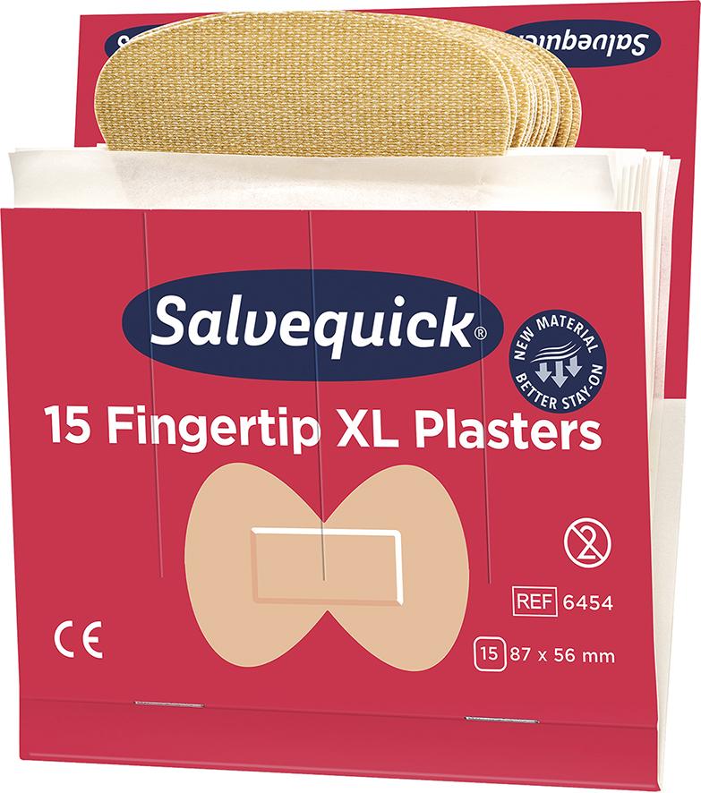 CEDERROTH Salvequick Nachf.6x15Pfl.Fingerspitzen extra groß