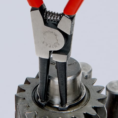 Knipex Sicherungsringzange 46 11 A2 für Außenringe auf Wellen 180mm Chrom-Vanadium-Stahl