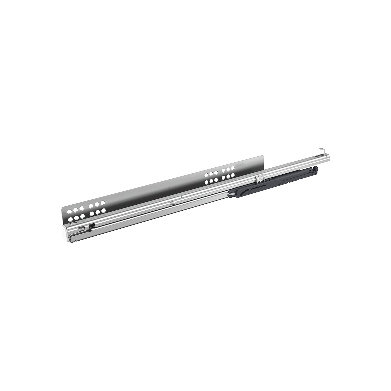 HETTICH Quadro V6 Push to open, 520 mm, EB 12,5 mm, Belastbarkeit 30 kg, links