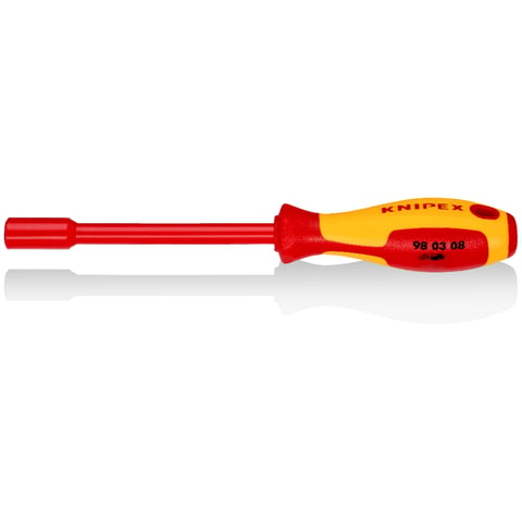 Knipex Steckschlüssel mit Schraubendreher-Griff 98 03 08 8mm VDE-geprüft isoliert