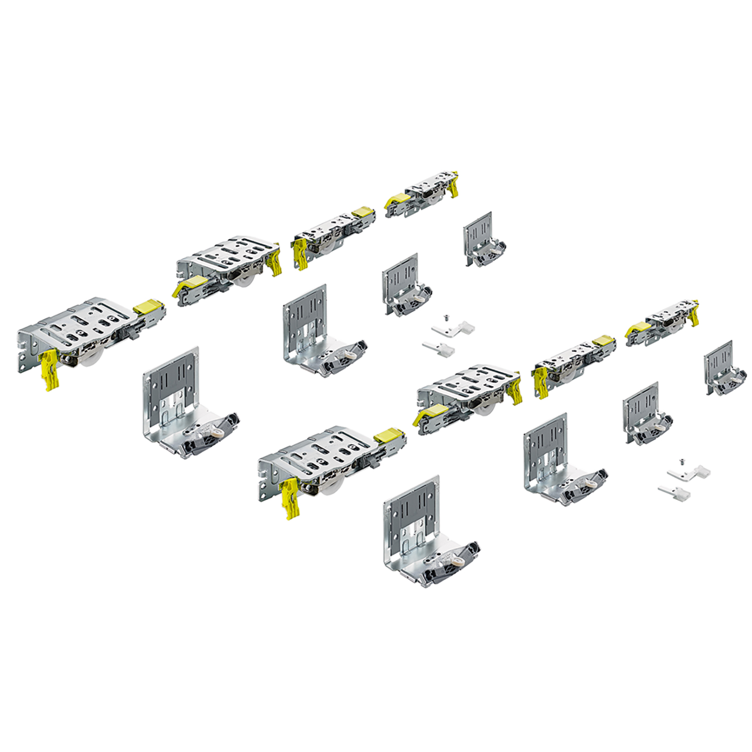 HETTICH TopLine XL Set Lauf- und Führungsteile