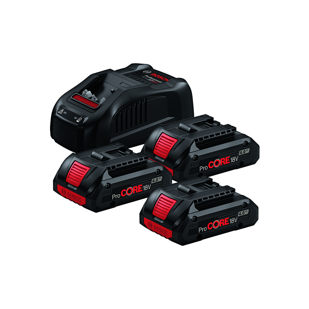 Bosch Starter Set (3x PC 18V 4,0Ah+GAL 1880)