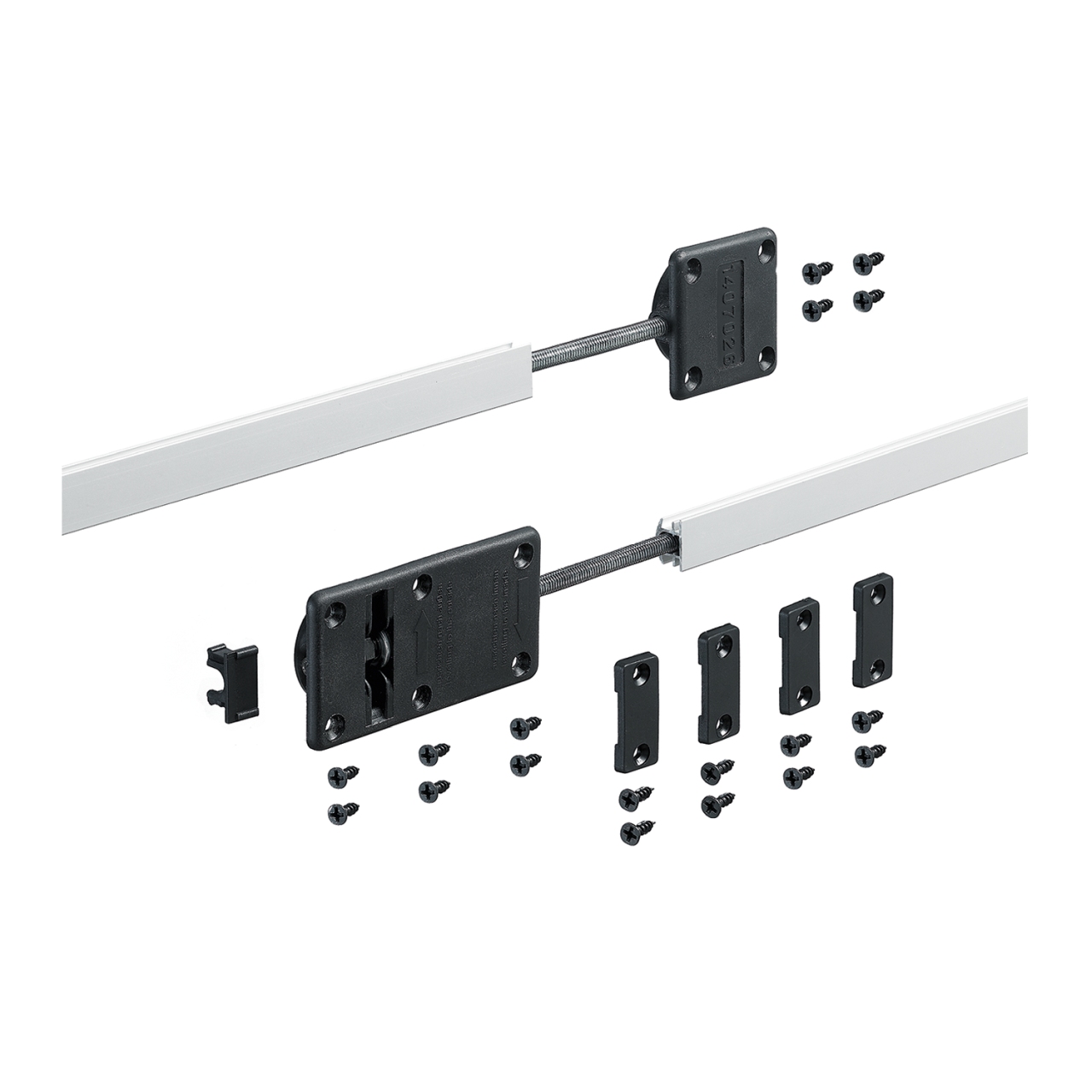 HETTICH Ausrichtbeschlag mit Aluminiumabdeckung