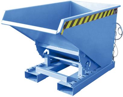 Bauer Südlohn Kippbehälter EXPO 300 l B770xT1260xH835 mm RAL5012 Tragkraft 750kg