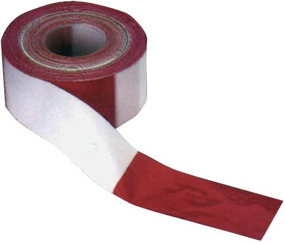 Folien-Absperrband, rot/weiß