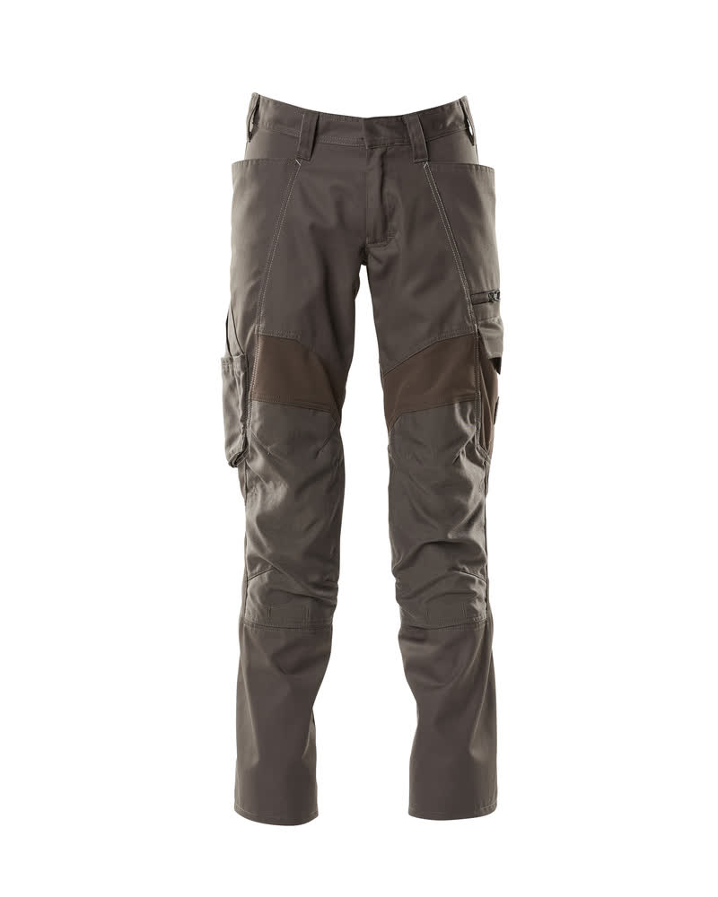 Produktfoto Mascot Hose mit Knietaschen, Stretch-Einsätze Hose Größe 82C54, dunkelanthrazit